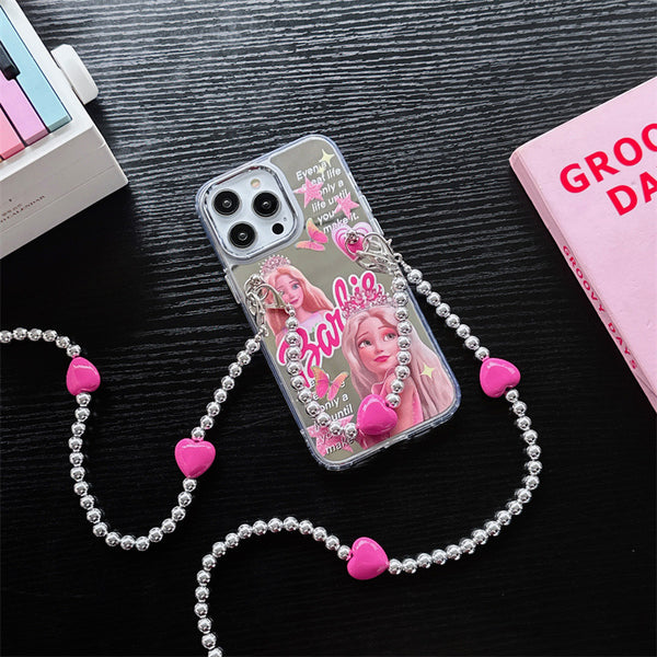 Barbie Phone case with Chain Charms – Amourwa