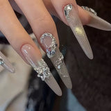 NO.412 Amourwa Personalized Press-On Nails For Every Occasion Wedding Parties & More Luxury Nail Art Worldwide Shipping