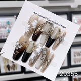 NO.397 Amourwa Personalized Press-On Nails For Every Occasion Weddings, Parties & More Luxury Nail Art Worldwide Shipping Chanel Nails