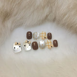 NO.368 Amourwa Hellokitty custom handmade nails