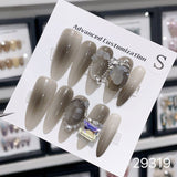 NO.398 Amourwa Personalized Press-On Nails For Every Occasion Weddings, Parties & More Luxury Nail Art Worldwide Shipping Chanel Nails