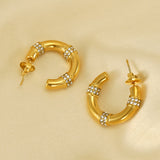 Zircon WaterProof Earring Jewelry