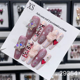 NO.401 Amourwa Personalized Press-On Nails For Every Occasion Weddings, Parties & More Luxury Nail Art Worldwide Shipping Barbie Nails