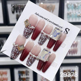 NO.395 Amourwa Personalized Press-On Nails For Every Occasion Weddings, Parties & More Luxury Nail Art Worldwide Shipping Chanel Nails