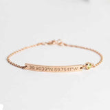 Amourwa Custom Name Bracelet Birthday Stone Jewelry Gift