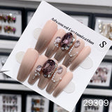 NO.399 Amourwa Personalized Press-On Nails For Every Occasion Weddings, Parties & More Luxury Nail Art Worldwide Shipping Chanel Nails