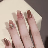 NO.414 Amourwa Personalized Press-On Nails For Every Occasion Wedding Parties & More Luxury Nail Art Worldwide Shipping