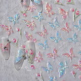 3D Butterfly Nail Sticker Charms