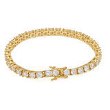 Amourwa Tennis Bracelet Diamond Brass Bracelet