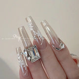 NO.331 Amourwa custom handmade nails