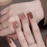 NO.414 Amourwa Personalized Press-On Nails For Every Occasion Wedding Parties & More Luxury Nail Art Worldwide Shipping