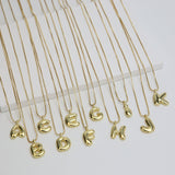 Letter Necklace Amourwa