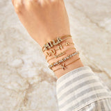 Diy Zircon Letter Bracelet Amourwa