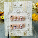 NO.198 Amourwa custom handmade nails