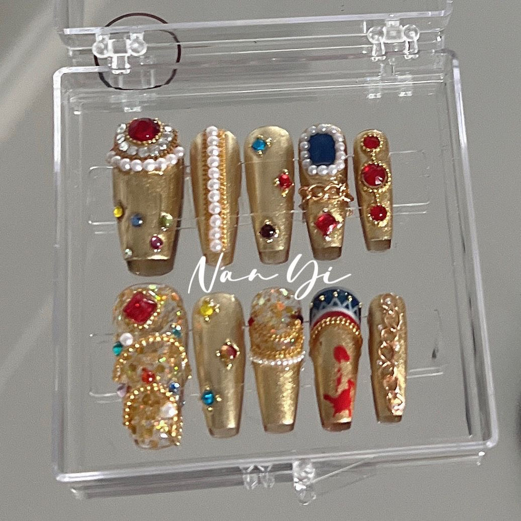 NO.243 Amourwa custom handmade nails