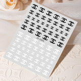 Logo Nail Sticker Charms