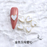 Heart Diamond Nail charms