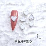 Heart Diamond Nail charms