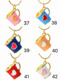 Amourwa 5pcs Set Diy Pendant Necklace Pendants Handmade Jewelry Bracelet