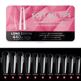 500ct Gel Nail tips tools