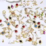 MIX 100pcs Amourwa Nail Art Rhinestone Crystal Charms